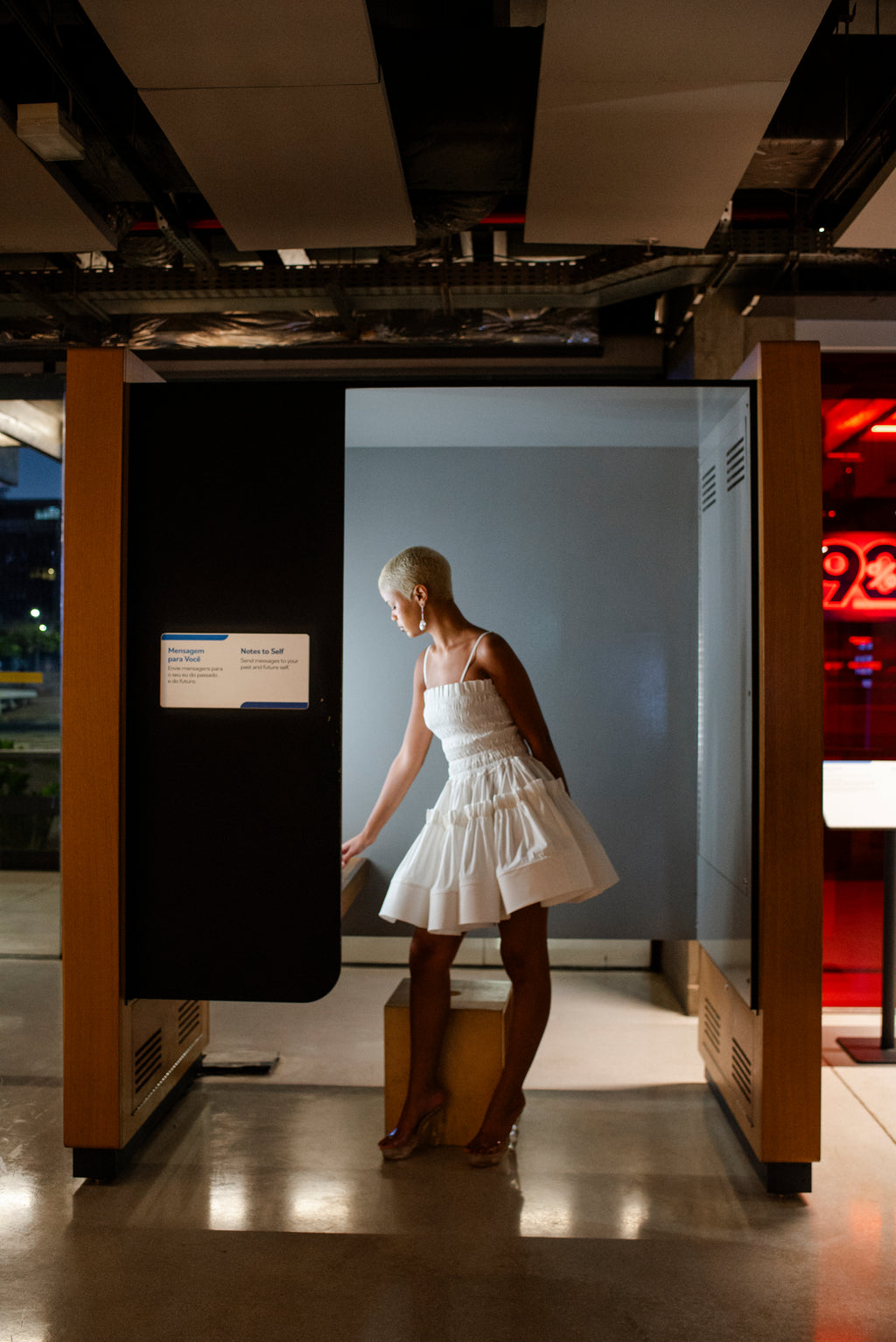 Vestido Feminino Magnólia Curto Branco