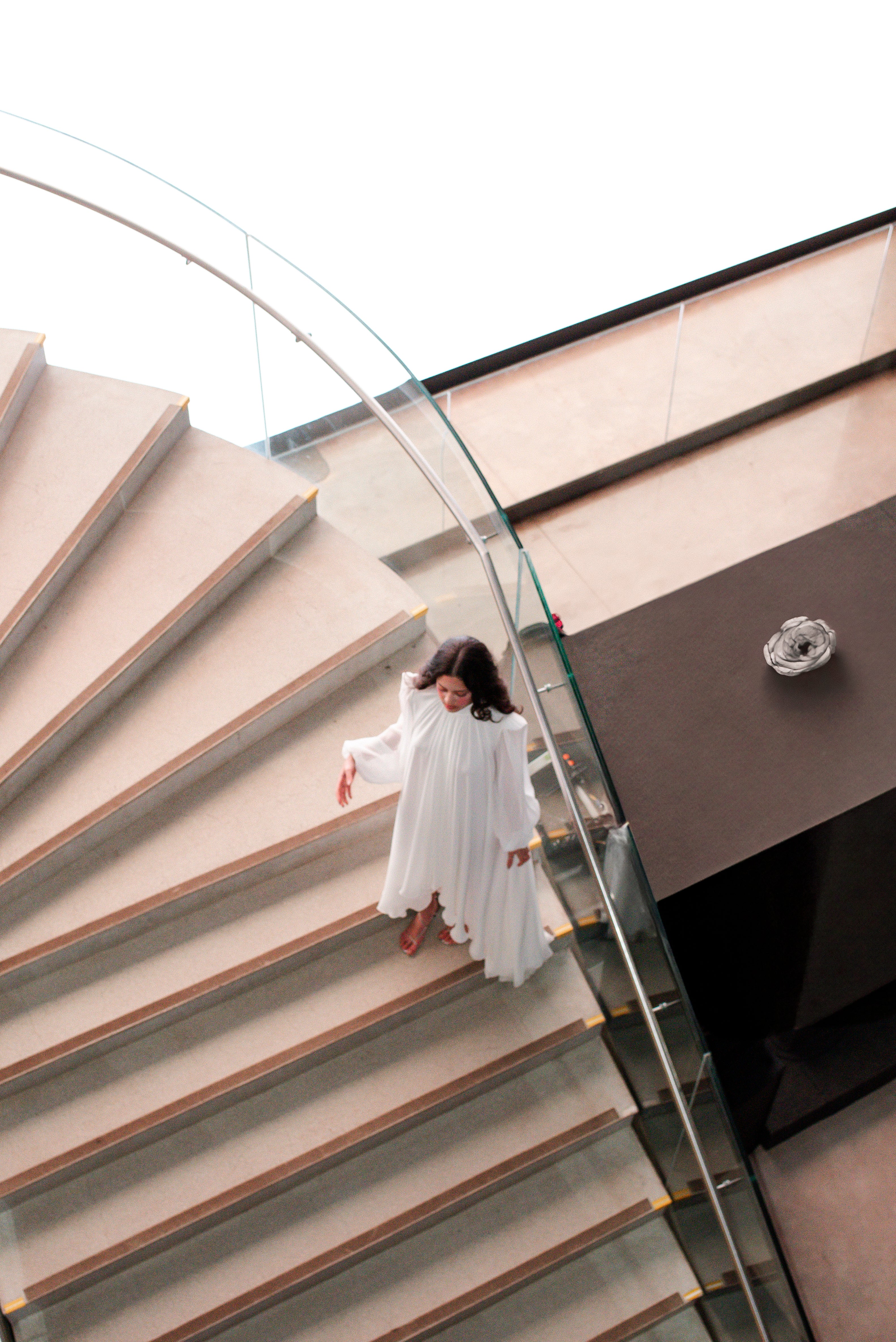 Vestido Longo Branco Fluido Força