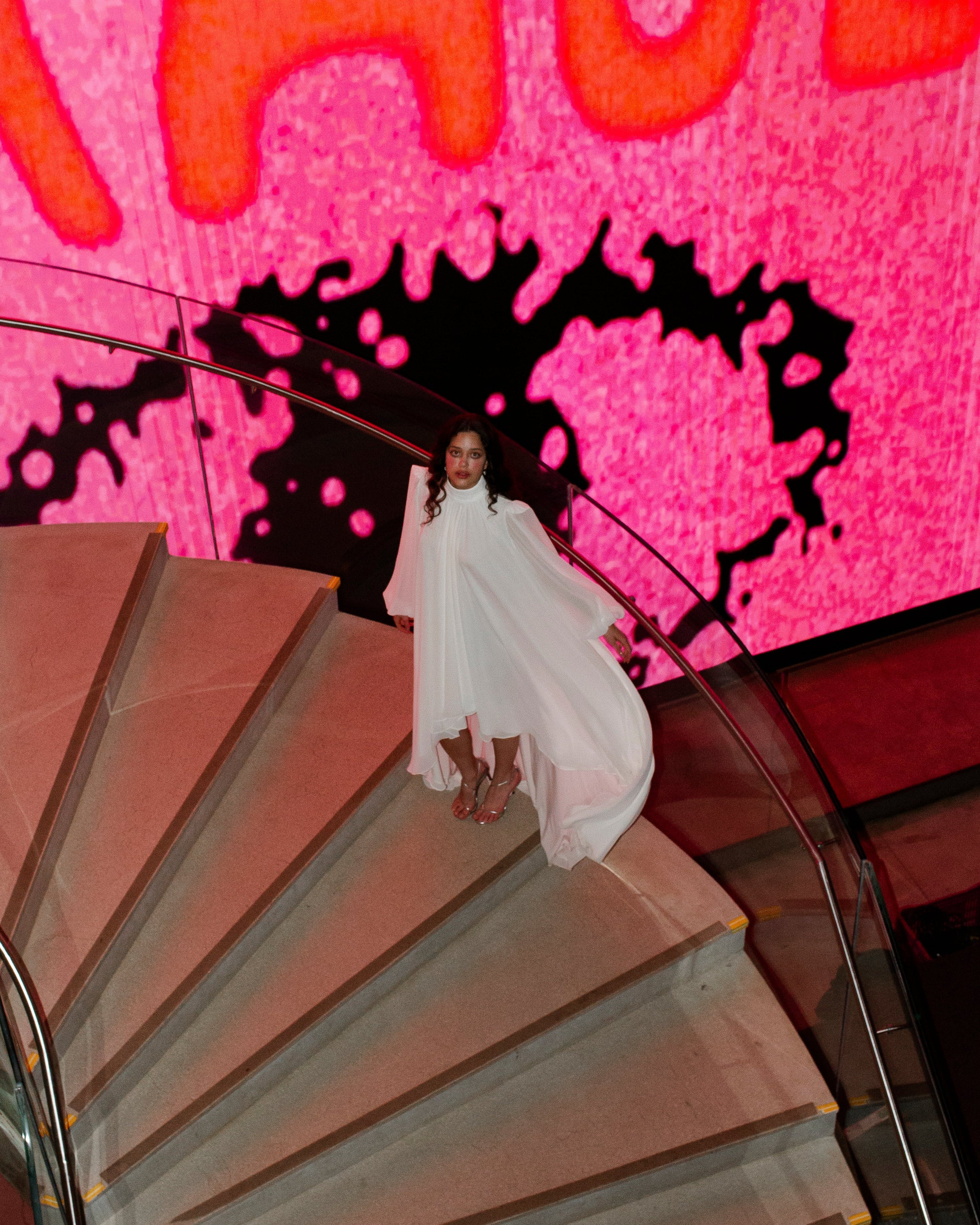 Vestido Longo Branco Fluido Força