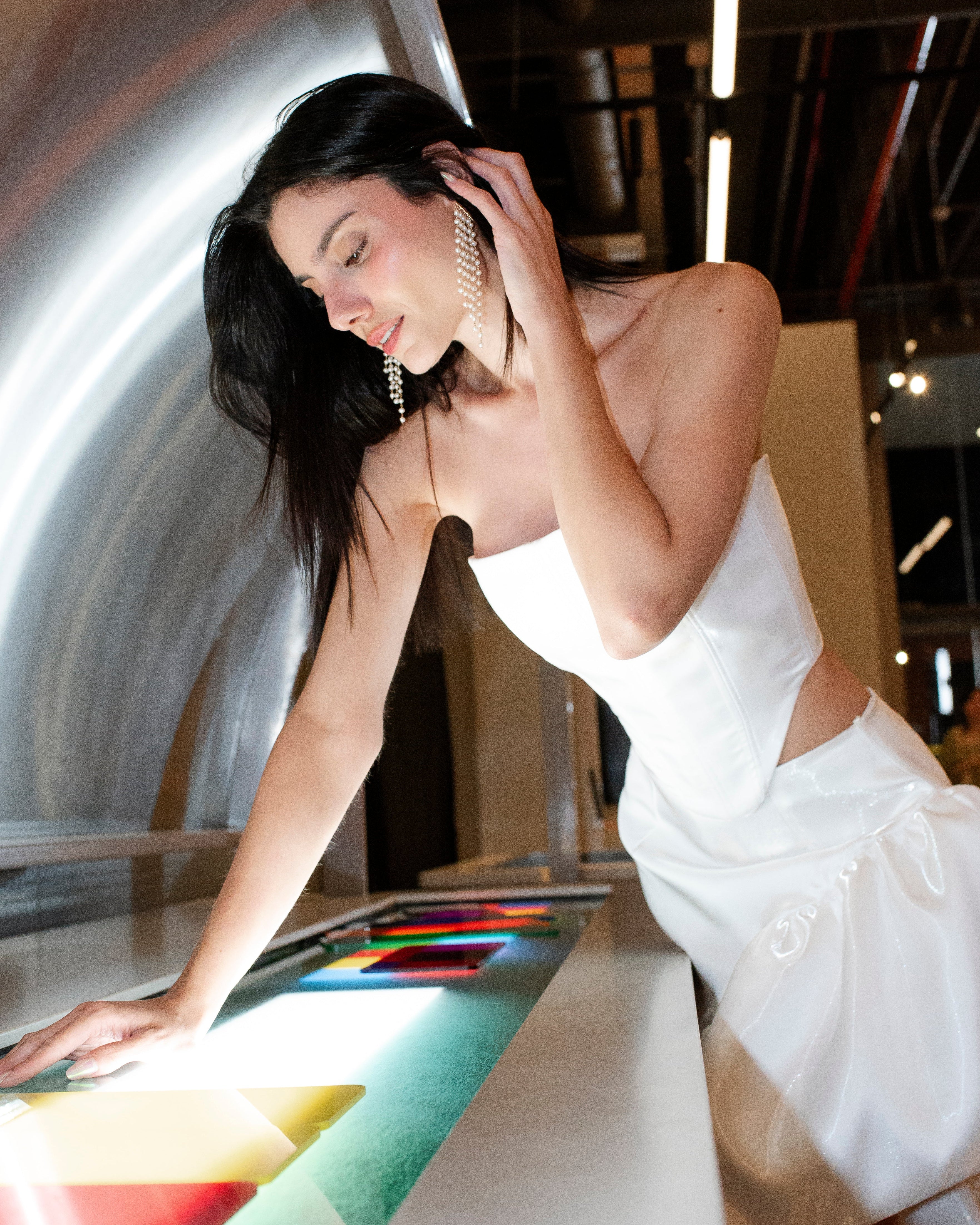 Corset  Acetinado Solo