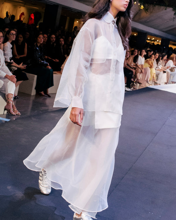 Saia Feminina em Tule Midi Jazz