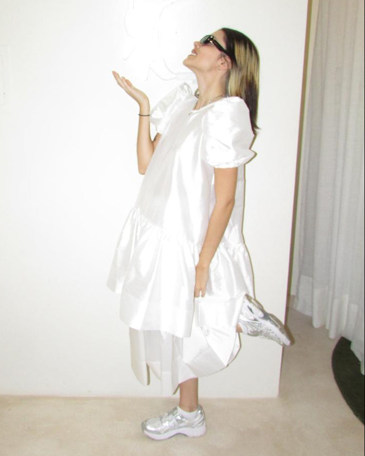 Vestido Curto Manga Princesa Matilda