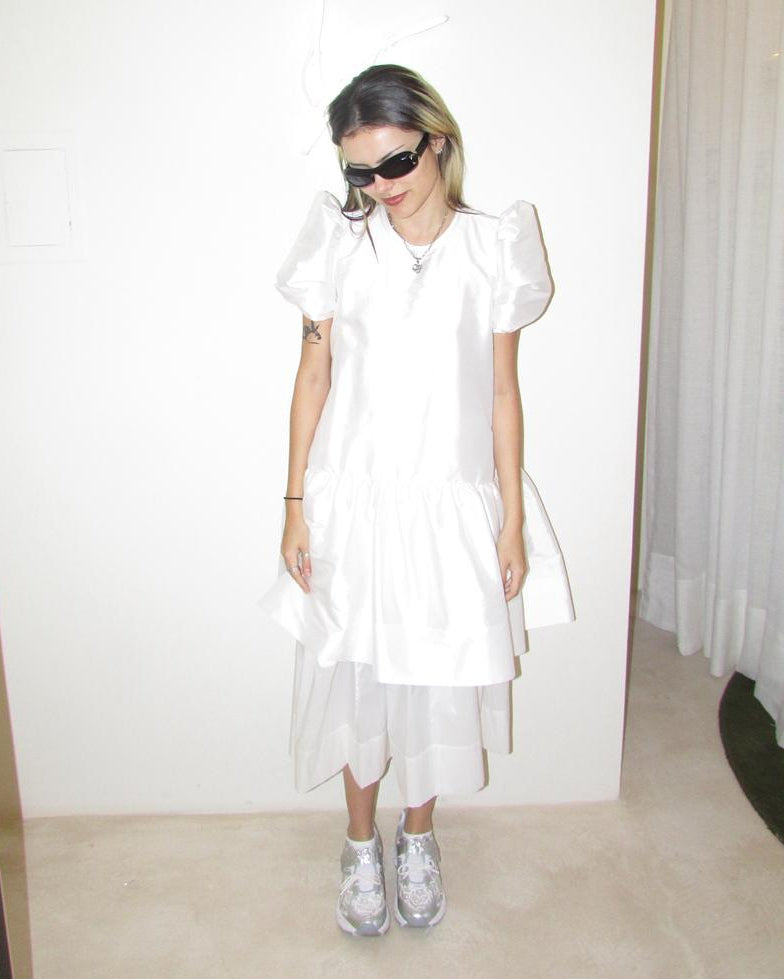 Vestido Curto Manga Princesa Matilda